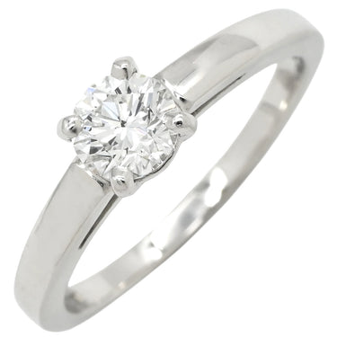 ブルガリ BVLGARI グリフソリテール ダイヤリング プラチナシルバー Pt950 ダイヤモンド リング 指輪 プラチナム 1粒 ダイヤ エンゲージ マリッジ ブライダル 10.5号