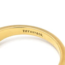 ティファニー Tiffany & Co カーブド バンドリング エメラルド イエローゴールド K18YG リング 指輪 T＆Co. 750 750YG 10号