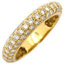 カルティエ Cartier ミミスター フルパヴェリング イエローゴールド K18YG ダイヤモンド #48(JP8) リング 指輪 Au750 18金 18K ダイヤ 8号