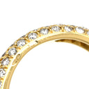 カルティエ Cartier ミミスター フルパヴェリング イエローゴールド K18YG ダイヤモンド #48(JP8) リング 指輪 Au750 18金 18K ダイヤ 8号