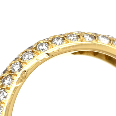 カルティエ Cartier ミミスター フルパヴェリング イエローゴールド K18YG ダイヤモンド #48(JP8) リング 指輪 Au750 18金 18K ダイヤ 8号