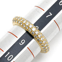 カルティエ Cartier ミミスター フルパヴェリング イエローゴールド K18YG ダイヤモンド #48(JP8) リング 指輪 Au750 18金 18K ダイヤ 8号