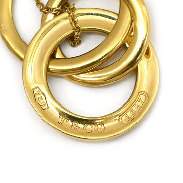 ティファニー Tiffany & Co トリプルサークル ネックレス イエローゴールド K18YG ネックレス T&Co. Au750 18K 18金 インターロッキングサークル