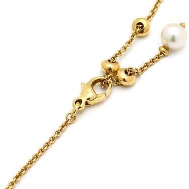 ブルガリ BVLGARI アレグラ マルチカラー イエローゴールド×マルチカラー K18YG ダイヤモンド パール マルチストーン ネックレス Au750 18K 18金 パール ペンダント カラフル セミプレシャスストーン