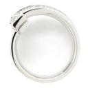 ティファニー Tiffany & Co Tワン ワイド ダイヤ 68170036 ホワイトゴールド K18WG ダイヤモンド リング 指輪 T＆Co. 750 WG 18金 パヴェダイヤ 10号