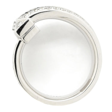ティファニー Tiffany & Co Tワン ワイド ダイヤ 68170036 ホワイトゴールド K18WG ダイヤモンド リング 指輪 T＆Co. 750 WG 18金 パヴェダイヤ 10号