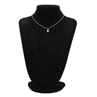 ブルガリ BVLGARI コロナネックレス イエローゴールド K18YG ダイヤモンド ネックレス BVLGARI Au750 18K ダイヤ 1P 1粒