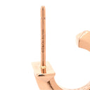 ティファニー Tiffany & Co Tワン フープ ダイヤ ローズゴールド K18PG ダイヤモンド ピアス ピンクゴールド 750 18K 18金