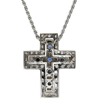 ダミアーニ DAMIANI ベルエポック S サファイア ダイヤ 20000849 ホワイトゴールド K18WG ダイヤモンド サファイア ネックレス 750 DAMIANI