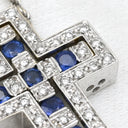 ダミアーニ DAMIANI ベルエポック S サファイア ダイヤ 20000849 ホワイトゴールド K18WG ダイヤモンド サファイア ネックレス 750 DAMIANI