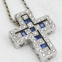 ダミアーニ DAMIANI ベルエポック S サファイア ダイヤ 20000849 ホワイトゴールド K18WG ダイヤモンド サファイア ネックレス 750 DAMIANI
