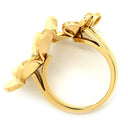 ヴァンクリーフアーペル Van Cleef & Arpels フリヴォル アントレ レ ドア VCARPJMD00 イエローゴールド K18YG ダイヤモンド #50(JP10) リング 指輪 フラワー 4Pダイヤ 10号