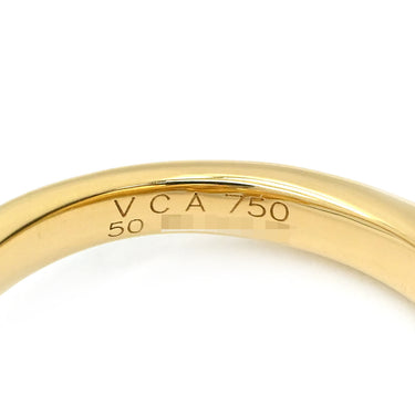 ヴァンクリーフアーペル Van Cleef & Arpels フリヴォル アントレ レ ドア VCARPJMD00 イエローゴールド K18YG ダイヤモンド #50(JP10) リング 指輪 フラワー 4Pダイヤ 10号