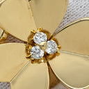 ヴァンクリーフアーペル Van Cleef & Arpels フリヴォル アントレ レ ドア VCARPJMD00 イエローゴールド K18YG ダイヤモンド #50(JP10) リング 指輪 フラワー 4Pダイヤ 10号