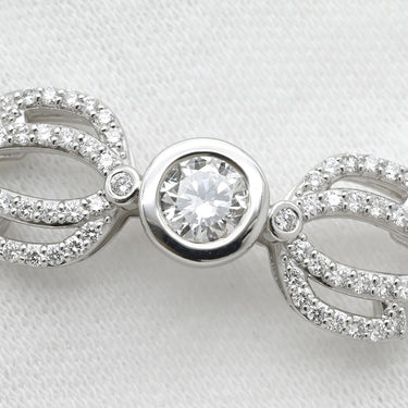 モニッケンダム MONNICKENDAM ダイヤ ブレス プラチナシルバー Pt900 ダイヤモンド #19 ブレスレット