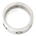 カルティエ Cartier ラブリング ハーフダイヤ B4032549 ホワイトゴールド K18WG ダイヤモンド #49 リング 指輪 LOVE Ring Au750 18K 18金 3P 3石 3粒ダイヤ 9号