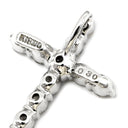 ノンブランド NON BRAND クロス ダイヤモンド 0.30ct ホワイトゴールド K18WG ダイヤモンド ペンダントトップ 11石 11P 十字架 18K 18金 750WG ネックレストップ ペンダントヘッド チャーム
