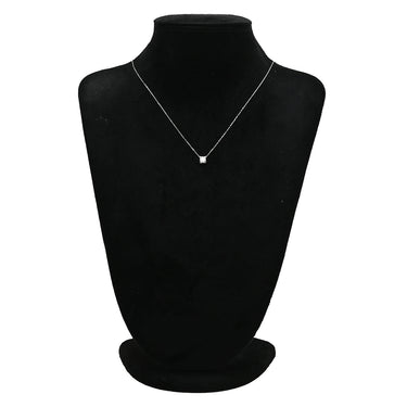 ノンブランド NON BRAND ダイヤモンド 0.50ct ペンダント ホワイトゴールド K18WG ダイヤモンド ネックレス スクエア 1P 1粒 1石 ラウンドブリリアントカット 18K 750 WG 18金