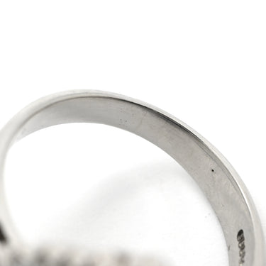 ノンブランド NON BRAND ブルーサファイア 6.6ct ダイヤリング プラチナシルバー Pt900 サファイア ダイヤモンド リング 指輪 青 ブルー 大粒 ラージ ブルー オーバルカット ひし形 Pt900 13号