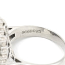 ノンブランド NON BRAND ブルーサファイア 6.6ct ダイヤリング プラチナシルバー Pt900 サファイア ダイヤモンド リング 指輪 青 ブルー 大粒 ラージ ブルー オーバルカット ひし形 Pt900 13号