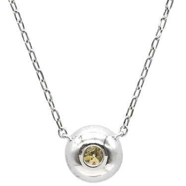 ノンブランド NON BRAND ダイヤ ペンダント プラチナシルバー Pt900 ダイヤモンド Pt850(チェーン) ネックレス 1P 1石 1粒 ダイヤモンド