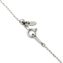 ノンブランド NON BRAND ダイヤ ペンダント プラチナシルバー Pt900 ダイヤモンド Pt850(チェーン) ネックレス 1P 1石 1粒 ダイヤモンド