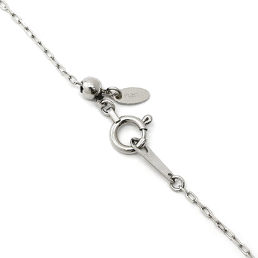 ノンブランド NON BRAND ダイヤ ペンダント プラチナシルバー Pt900 ダイヤモンド Pt850(チェーン) ネックレス 1P 1石 1粒 ダイヤモンド