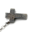 ノンブランド NON BRAND ダイヤ アクアマリン ペリドット ガーネット ブラックダイヤ ホワイトゴールド K18WG ダイヤモンド アクアマリン ペリドット ガーネット ブラックダイヤモンド ペンダントトップ ネックレストップ 18K 18金 750 十字架 2点セット