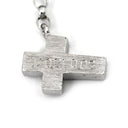 ノンブランド NON BRAND ダイヤ アクアマリン ペリドット ガーネット ブラックダイヤ ホワイトゴールド K18WG ダイヤモンド アクアマリン ペリドット ガーネット ブラックダイヤモンド ペンダントトップ ネックレストップ 18K 18金 750 十字架 2点セット