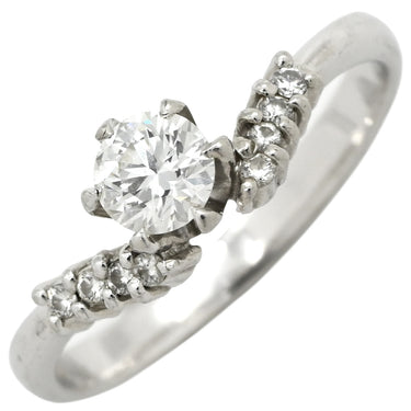 ノンブランド NON BRAND ダイヤリング プラチナシルバー Pt900 ダイヤモンド リング 指輪 8号