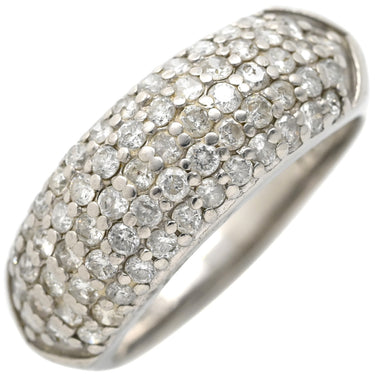 ノンブランド NON BRAND ダイヤリング プラチナシルバー Pt900 ダイヤモンド リング 指輪 パヴェダイヤ 13号