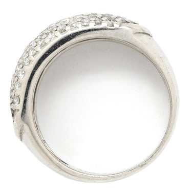 ノンブランド NON BRAND ダイヤリング プラチナシルバー Pt900 ダイヤモンド リング 指輪 パヴェダイヤ 13号