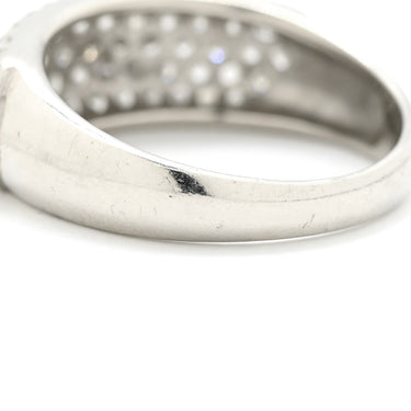 ノンブランド NON BRAND ダイヤリング プラチナシルバー Pt900 ダイヤモンド リング 指輪 パヴェダイヤ 13号