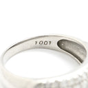 ノンブランド NON BRAND ダイヤリング プラチナシルバー Pt900 ダイヤモンド リング 指輪 パヴェダイヤ 13号