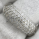 ノンブランド NON BRAND ダイヤリング プラチナシルバー Pt900 ダイヤモンド リング 指輪 パヴェダイヤ 13号