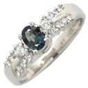 ノンブランド NON BRAND アレキサンドライト ダイヤリング プラチナシルバー Pt900 アレキサンドライト ダイヤモンド リング 指輪 11号