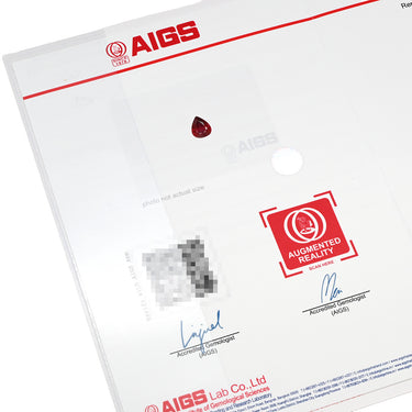 ノンブランド NON BRAND ダイヤ ペンダント レッド×プラチナシルバー Pt900 ダイヤモンド Pt850(チェーン) ネックレス Pt900 プラチナム 赤 ルビー しずく型 ドロップ ラインストーン ベネチアンチェーン