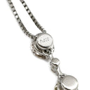 ノンブランド NON BRAND ダイヤ ペンダント レッド×プラチナシルバー Pt900 ダイヤモンド Pt850(チェーン) ネックレス Pt900 プラチナム 赤 ルビー しずく型 ドロップ ラインストーン ベネチアンチェーン