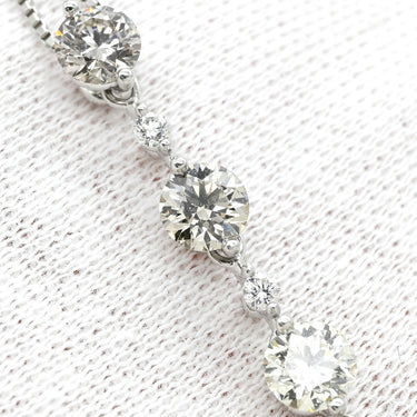 ノンブランド NON BRAND ダイヤ ペンダント レッド×プラチナシルバー Pt900 ダイヤモンド Pt850(チェーン) ネックレス Pt900 プラチナム 赤 ルビー しずく型 ドロップ ラインストーン ベネチアンチェーン