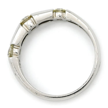 ノンブランド NON BRAND ダイヤ リング プラチナシルバー Pt900 ダイヤモンド リング 指輪 プラチナム 3粒 3p スリーストーン 0.50ct ダイヤモンド 3ポイント トリプルダイヤ 11号