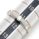 ノンブランド NON BRAND ダイヤ リング プラチナシルバー Pt900 ダイヤモンド リング 指輪 プラチナム 3粒 3p スリーストーン 0.50ct ダイヤモンド 3ポイント トリプルダイヤ 11号