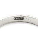 ノンブランド NON BRAND エメラルド0.54ct ダイヤモンド プラチナシルバー Pt900 エメラルド ダイヤモンド リング 指輪 グリーン 緑 Pm900 エメラルドカット バケットカット 11.5号