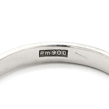 ノンブランド NON BRAND エメラルド0.54ct ダイヤモンド プラチナシルバー Pt900 エメラルド ダイヤモンド リング 指輪 グリーン 緑 Pm900 エメラルドカット バケットカット 11.5号