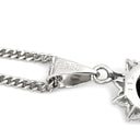 ノンブランド NON BRAND サファイア ダイヤモンド プラチナシルバー Pt850 サファイア ダイヤモンド ネックレス Pt850 ドロップ ペンダント ダイヤ 青 オーバル ブルーサファイア