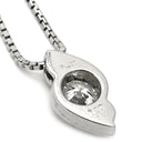 ノンブランド NON BRAND ダイヤペンダント プラチナシルバー Pt900 ダイヤモンド Pt850(チェーン) ネックレス 1P 1粒