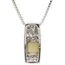 ノンブランド NON BRAND キャッツアイ ペンダント プラチナシルバー Pt900 クリソベリルキャッツアイ ダイヤモンド Pt850(チェーン) ネックレス ダイヤ クリソベリルキャッツアイ プラチナム Pt900×Pt850