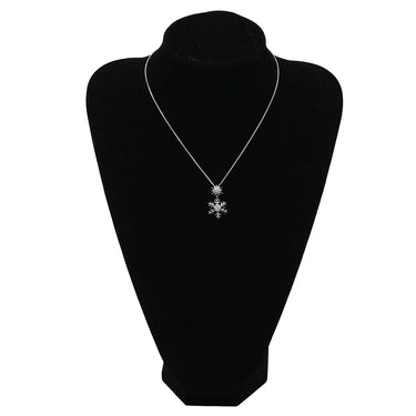 ノンブランド NON BRAND ダイヤ ペンダント ホワイトゴールド K18WG ダイヤモンド ネックレス 18K ダイヤモンド 雪の結晶 スノーフレーク