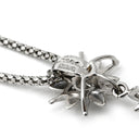 ノンブランド NON BRAND ダイヤ ペンダント ホワイトゴールド K18WG ダイヤモンド ネックレス 18K ダイヤモンド 雪の結晶 スノーフレーク