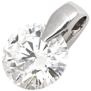 ノンブランド NON BRAND 2.442ct SI2 ラージ ダイヤモンド プラチナシルバー Pt900 ダイヤモンド ペンダントトップ 1粒 1石 ブリリアントカット ネックレストップ 大粒 ペンダントトップ