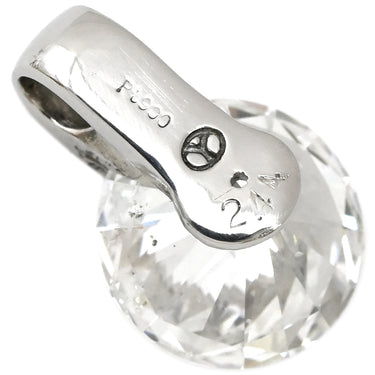 ノンブランド NON BRAND 2.442ct SI2 ラージ ダイヤモンド プラチナシルバー Pt900 ダイヤモンド ペンダントトップ 1粒 1石 ブリリアントカット ネックレストップ 大粒 ペンダントトップ